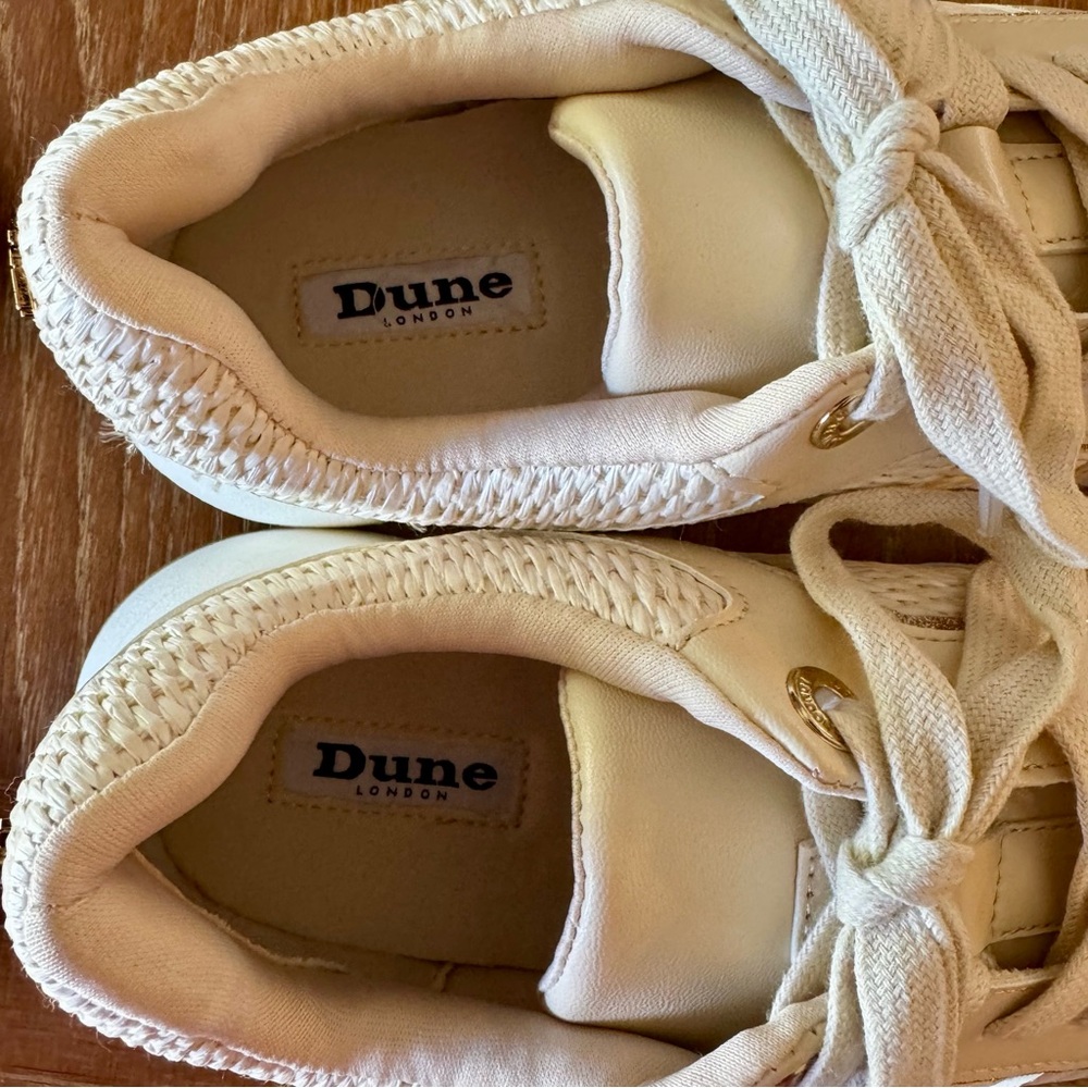 NIB Dune London ecru Emelias runners / trainers 9M - Picture 8 of 13